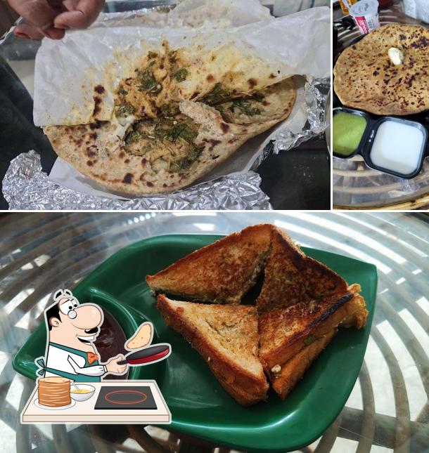 Pancakes at JIJA Foods Paratha House