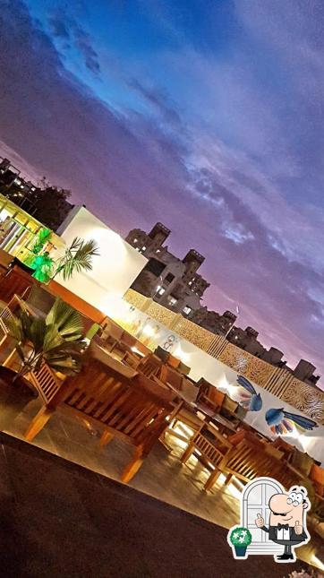 The exterior of Deccan Hills Veg and Non Veg Restaurant
