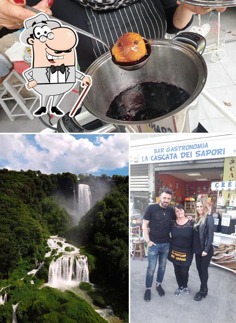 Gli esterni di " La cascata dei sapori" Gastronomia Ristorante Bar