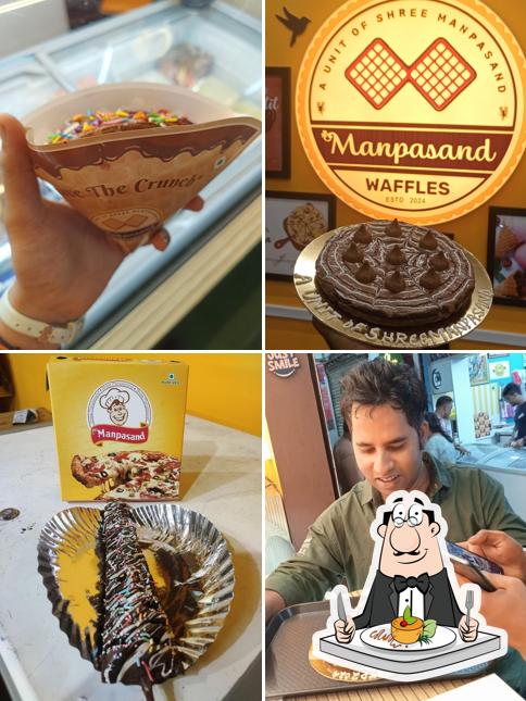 Food at Manpasand Waffles