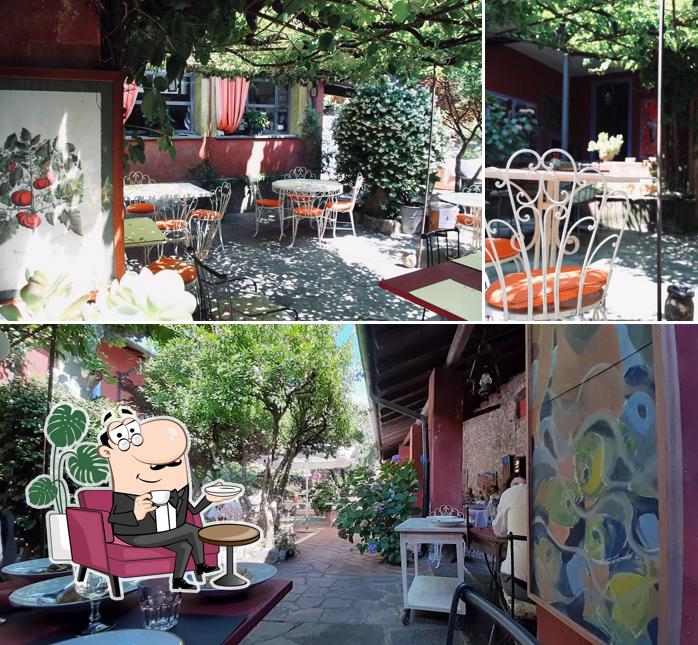 Gli interni di Antica Trattoria della Pila