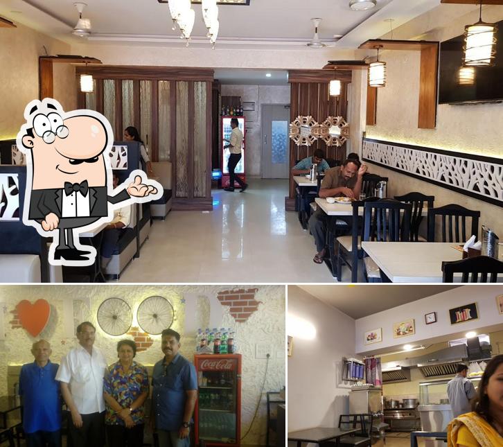 The interior of HOTTE THUMBA PURE VEG RESTAURANT