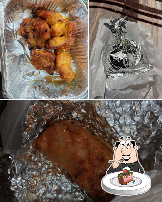 Chocolate cake at Gupta Chiken Corner