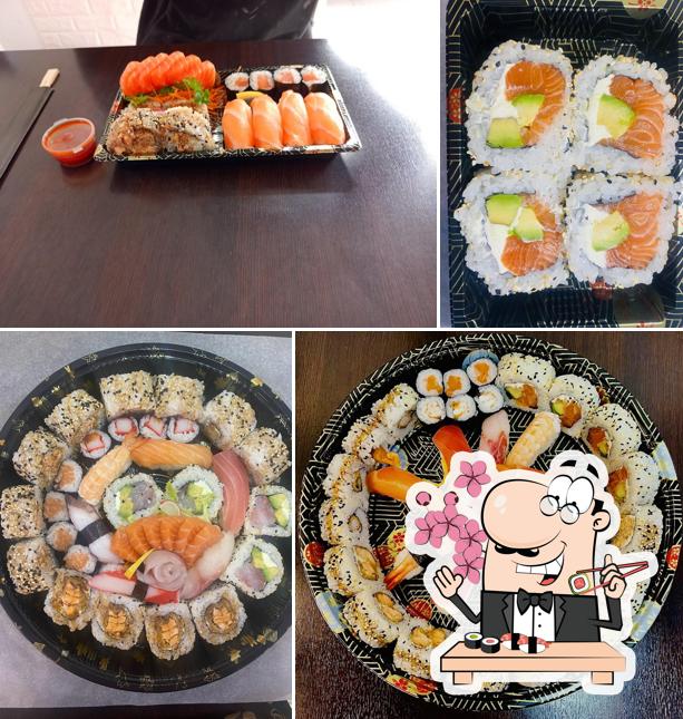 Scegli le varie opzioni di sushi