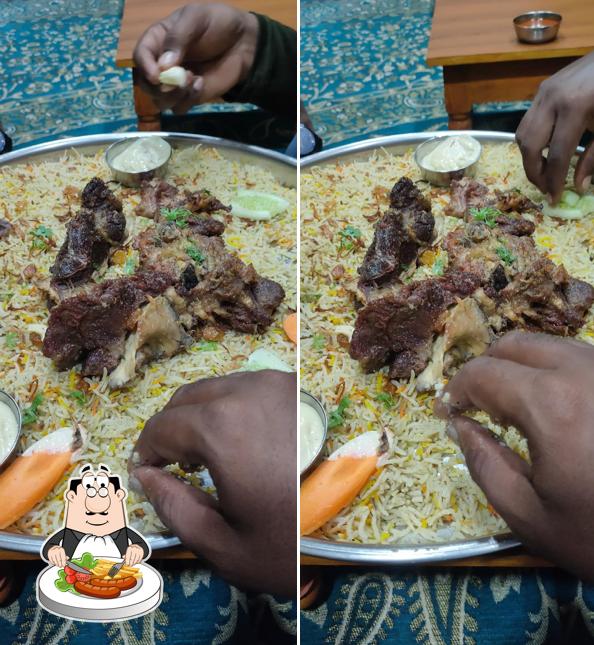 Food at Galaxy Biryani Hotel