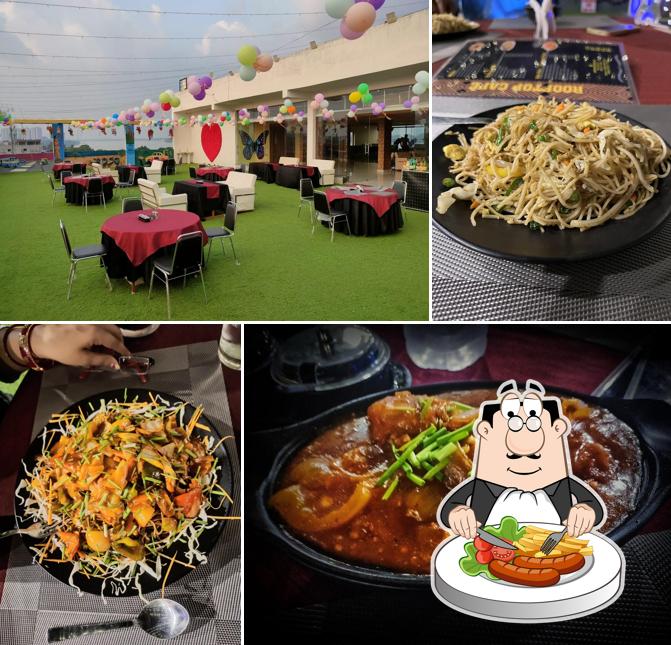 Food at Roof Top Cafe Rishra