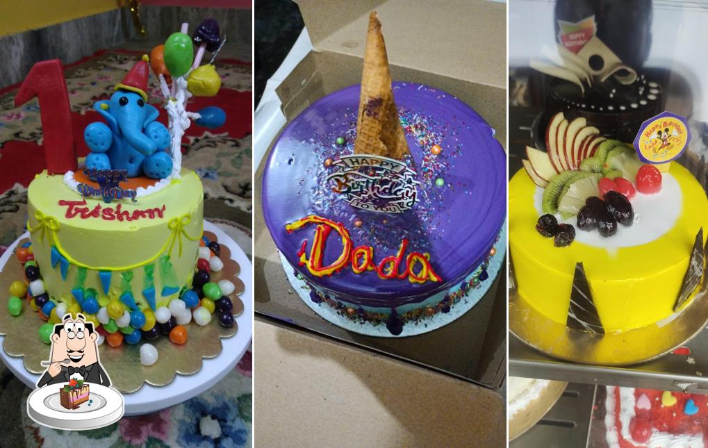 Chocolate cake at Uttam Stores