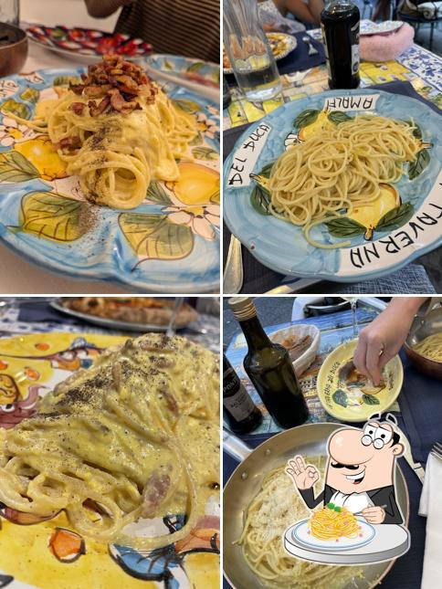 Spaghetti alla carbonara al La Taverna del Duca