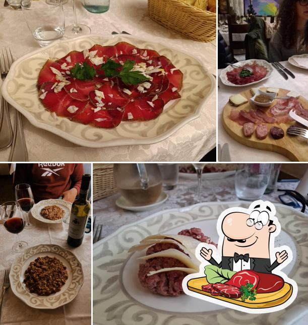 Carpaccio di manzo al Ristorante Il Paiolo