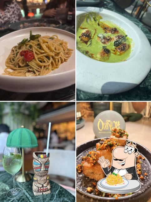 Spaghetti carbonara at Onrique - Bar Boulangerie Bistro