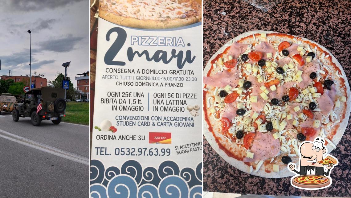 A Pizzeria 2 Mari, puoi provare una bella pizza