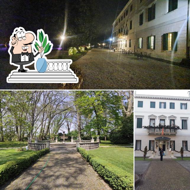Gli esterni di Villa Revedin