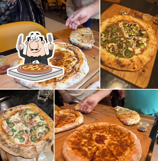 Try out different kinds of pizza