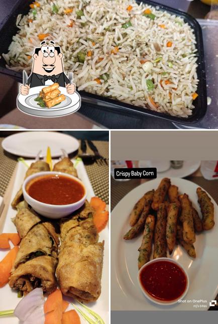 Spring rolls at Kung Pao Kitchen