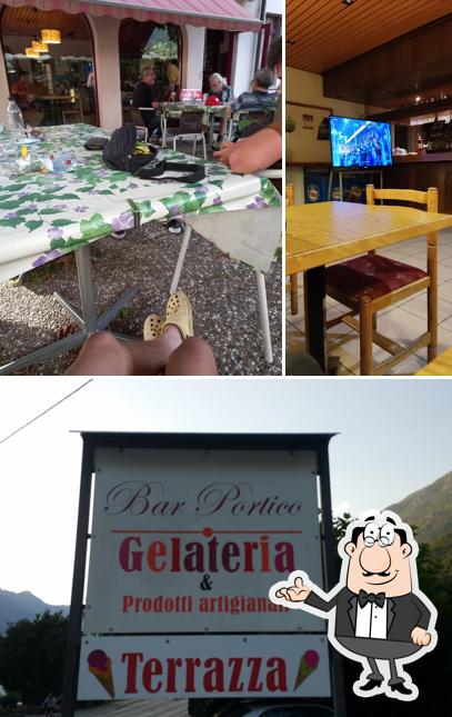Gli interni di Bar Tea-Room Portico Gelateria