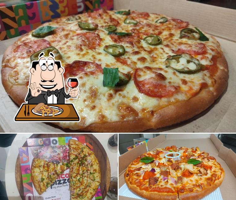 Try out various types of pizza