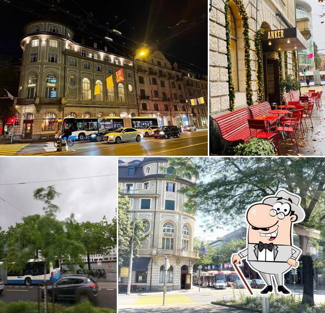 Gli esterni costituiscono una caratteristica importante di Hotel Restaurant Anker