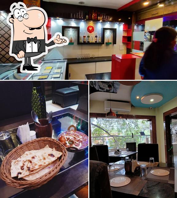 Among different things one can find interior and beverage at Indian Heartbeat Restaurant
