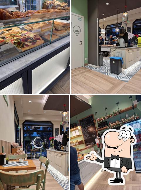 Dai un'occhiata agli interni di Lanini Bakery e Coffee