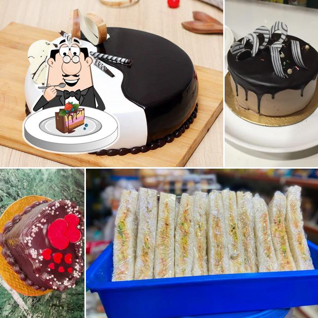 Chocolate cake at Krishna Bakery