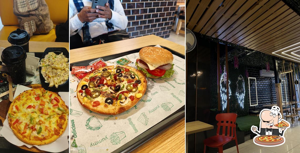 Try out pizza at La -fredo's pizza