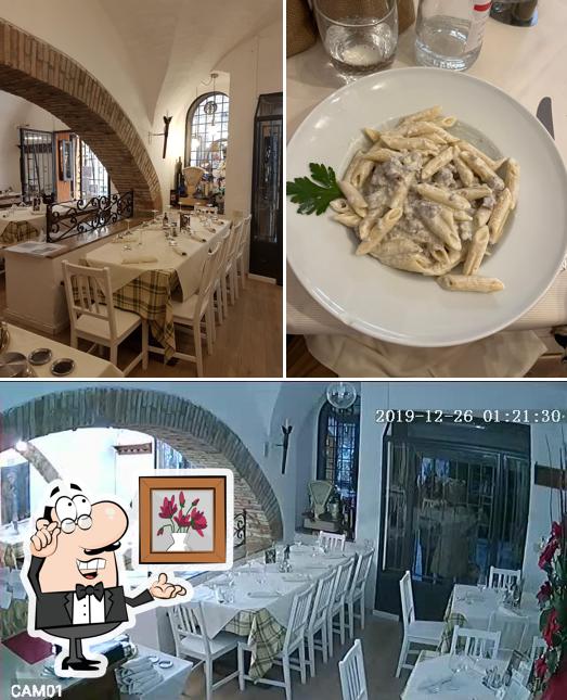 Gli interni di Trattoria Spadini