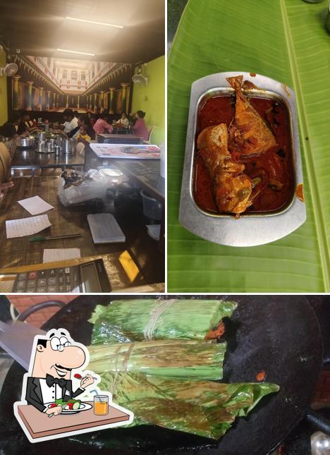 Meals at Yaazh (யாழ்)Chettinadu mess