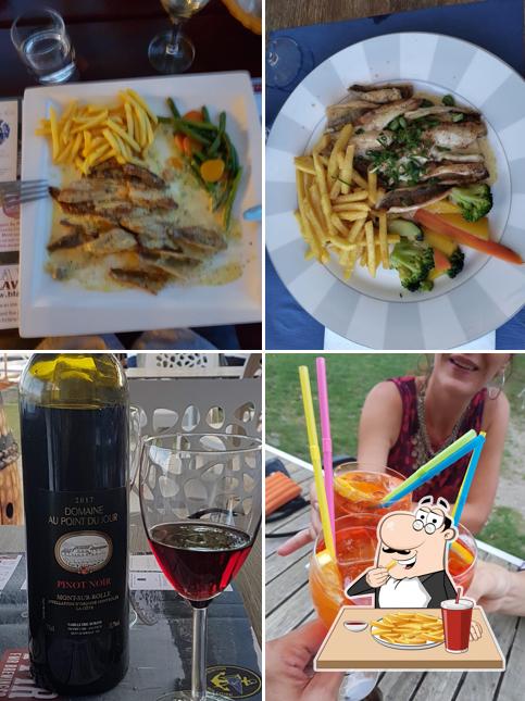 Patatine fritte al Restaurant de la Nautique de Rolle