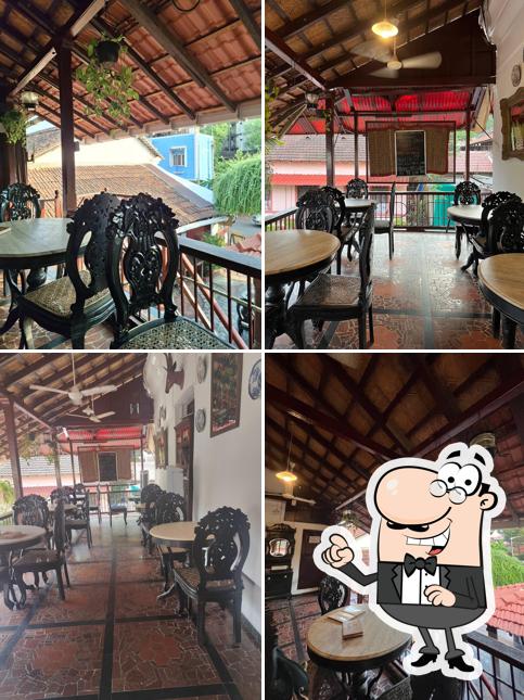 The interior of The Verandah Restaurant