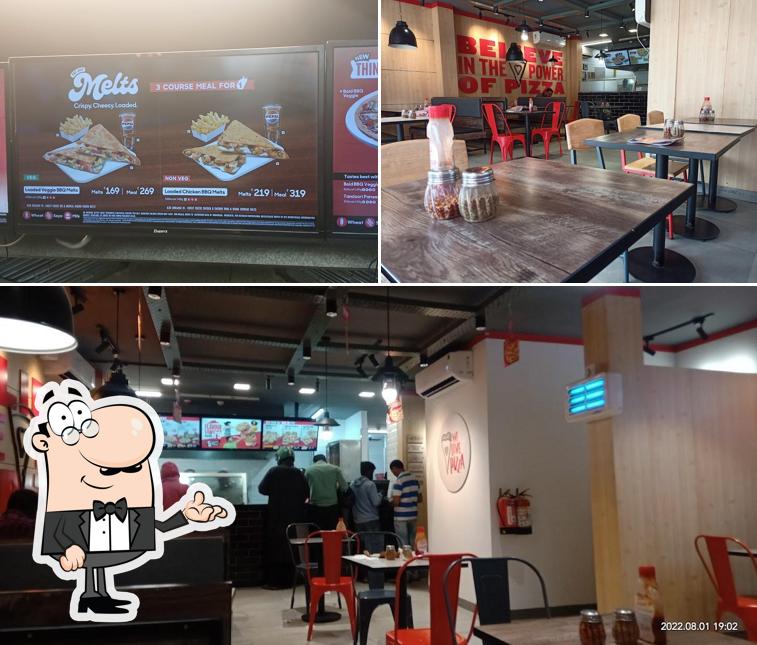The interior of Pizza Hut BM Road, Hassan