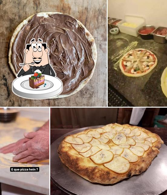 Bolo de chocolate em Danthero Pizzaria & Trattoria