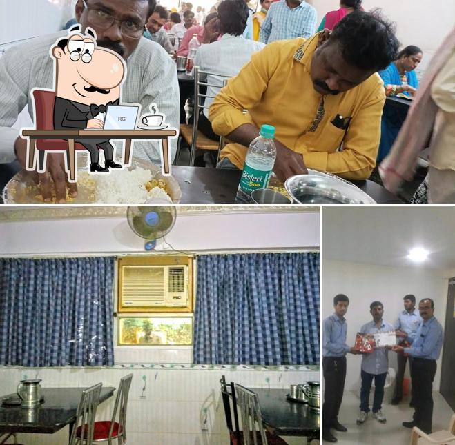 The image of interior and beverage at NEW ARUNA VILAS