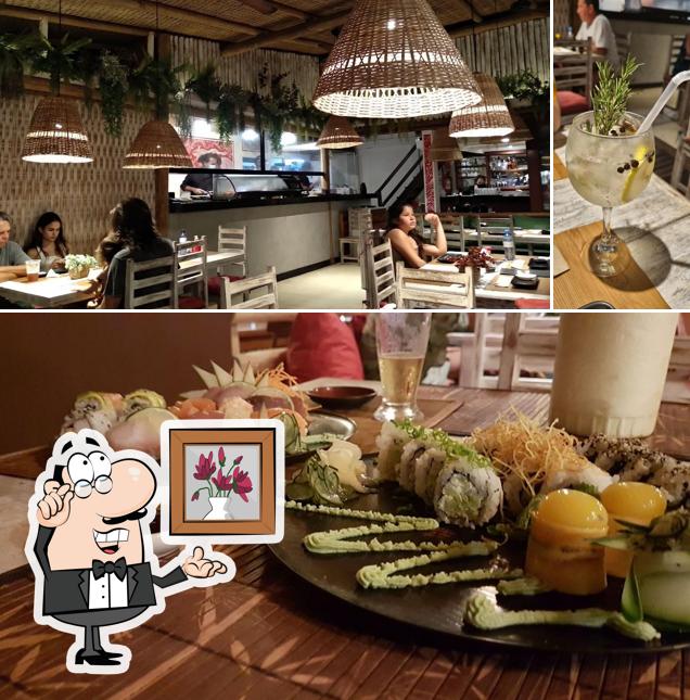Veja imagens do interior do Sushi Yang Restaurante Japonês