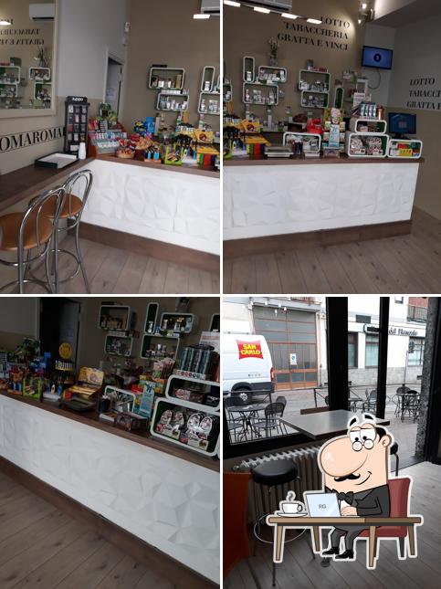 Gli interni di Caffè Roma