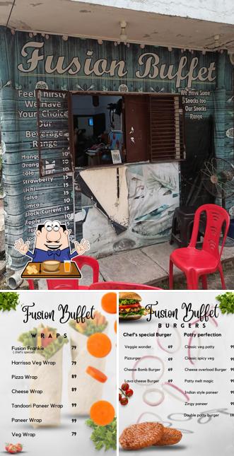 Food at Fusion Buffet