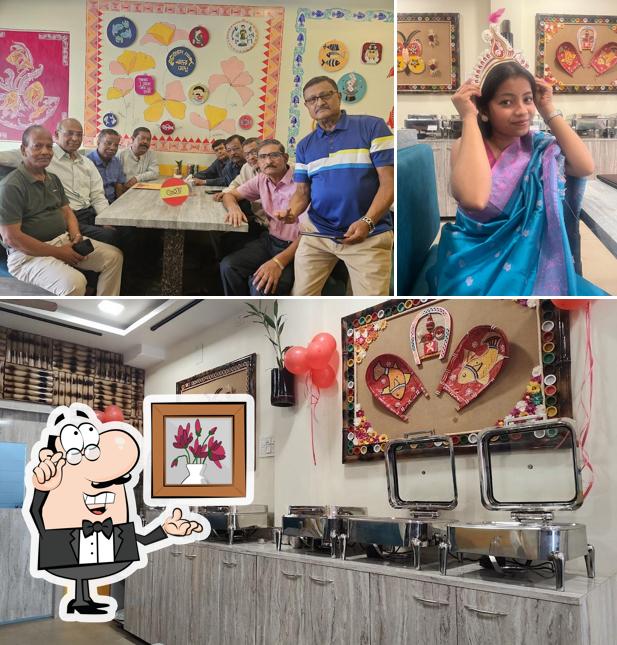 The interior of Gili Gili Fish Restaurant Siliguri