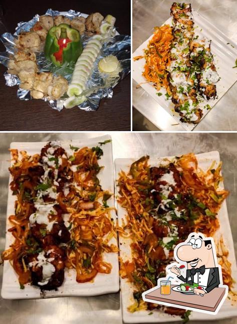 Take a look at the image showing food and interior at Green City Family Restaurant