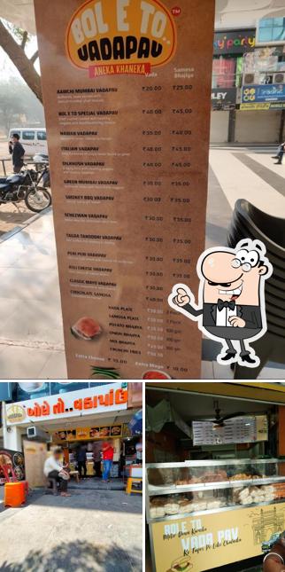 The interior of Boleto Vadapav