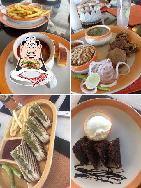 Club sandwich at Palki Khana