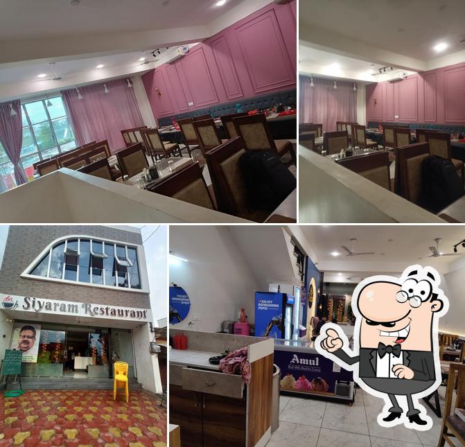 Check out how Siyaram family restaurant looks inside