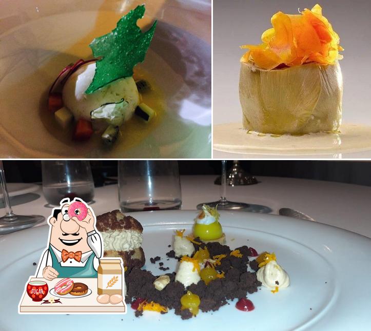 Ristorante President Stella Michelin a Pompei serve un'ampia gamma di dessert