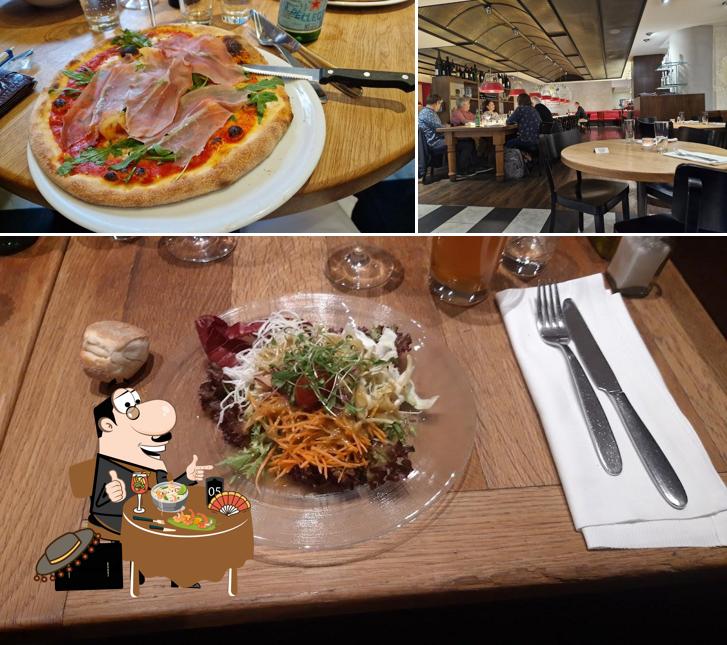 Dai un’occhiata alla immagine che presenta la cibo e interni di Restaurant Pizzeria Prima