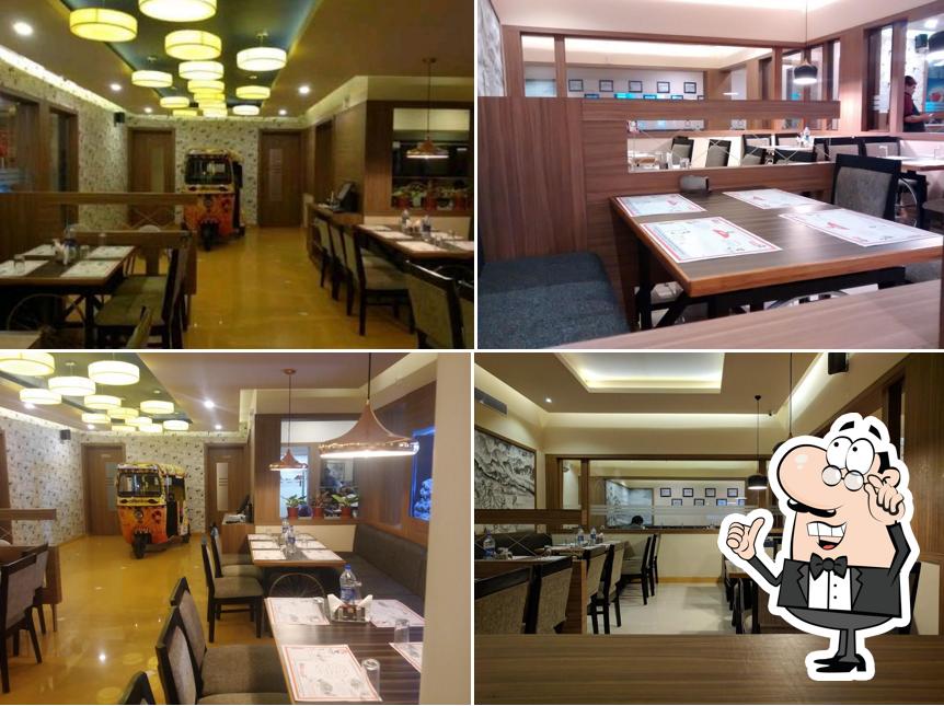 The interior of Alibaba & 41 Dishes - Trivandrum
