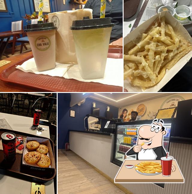 French fries at Cha Vala Cafe