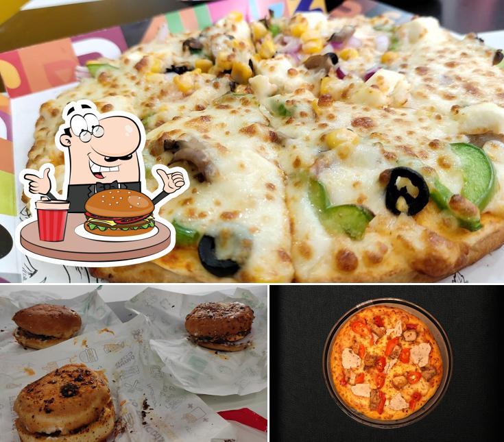 Order a burger at Made Yum Pizza