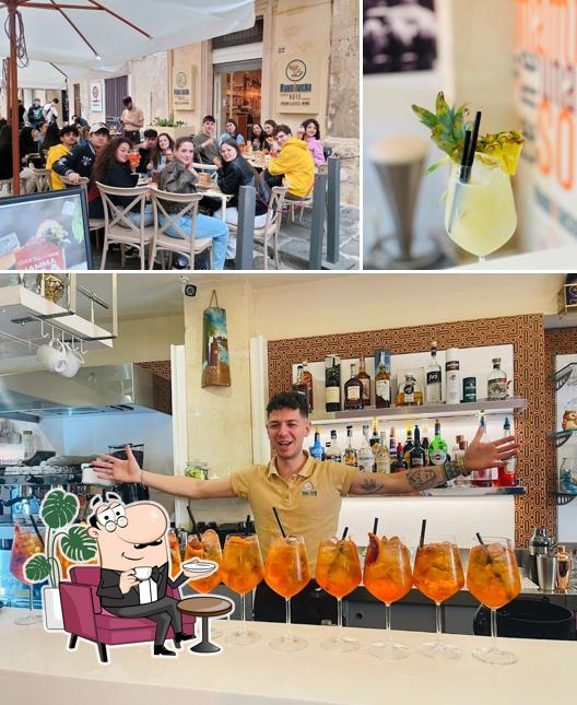 Gli interni di MammArancina Noto Street Food d'autore