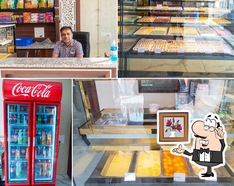 The interior of Rana Sweets Best sweet shop in Phagwara