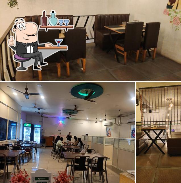 The interior of Srinivasa Biryani