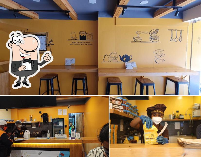 The interior of The Belgian Waffle Co