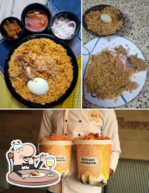Food at Biriyani Mubaarak